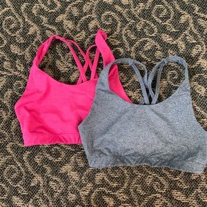 Old Navy medium support strappy sports bra set
